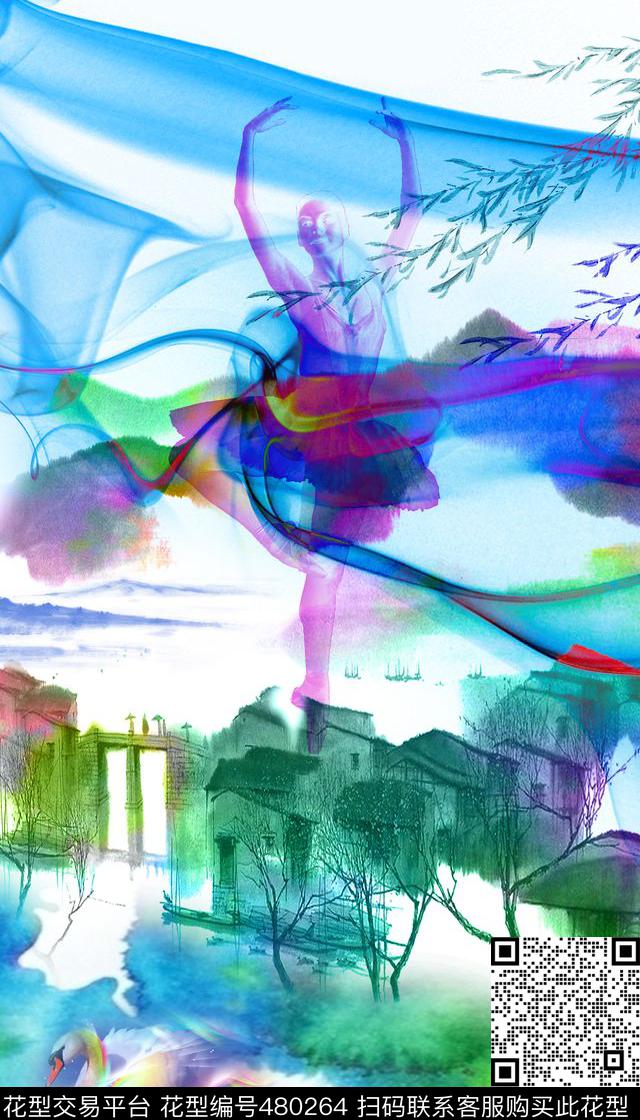 T恤服装梦幻数码印花华亿平台下载（图片编号: 480264） - 瓦栏（Walan）