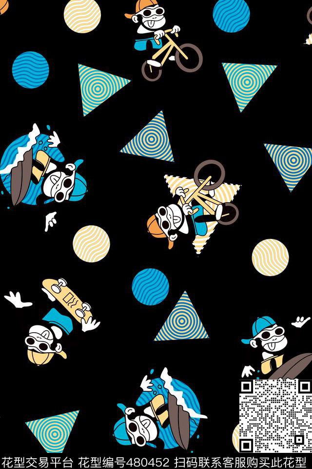 童装几何卡通传统印花华亿平台下载（图片编号: 480452） - 瓦栏（Walan）