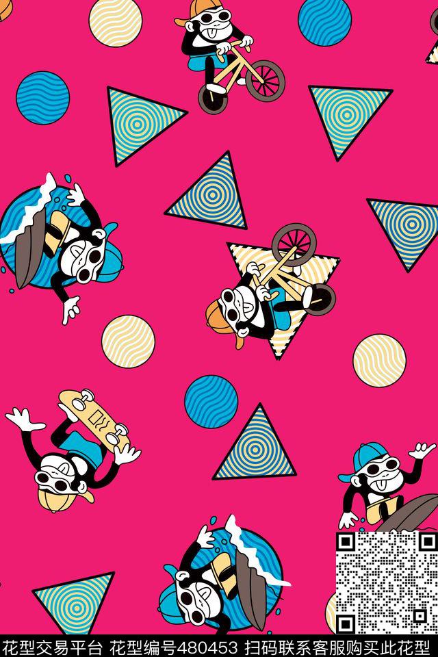 童装几何卡通传统印花华亿平台下载（图片编号: 480453） - 瓦栏（Walan）