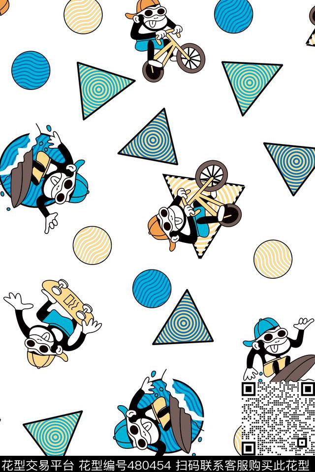 童装几何卡通传统印花华亿平台下载（图片编号: 480454） - 瓦栏（Walan）