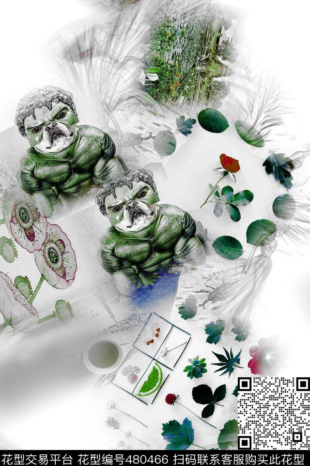 复古高贵时尚数码印花华亿平台下载（图片编号: 480466） - 瓦栏（Walan）