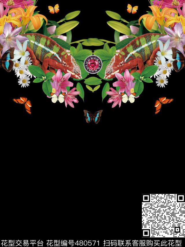 t恤华亿平台潮流复古数码印花华亿平台下载（图片编号: 480571） - 瓦栏（Walan）