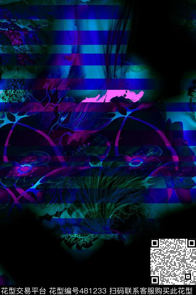 大牌混搭时尚数码印花华亿平台下载（图片编号: 481233） - 瓦栏（Walan）