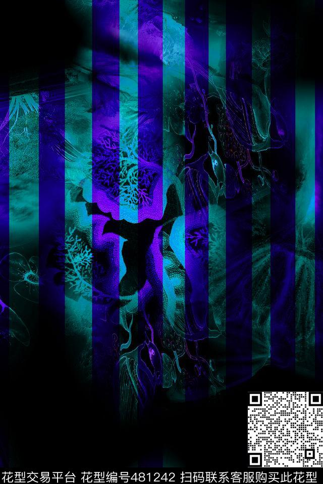 大牌混搭时尚数码印花华亿平台下载（图片编号: 481242） - 瓦栏（Walan）