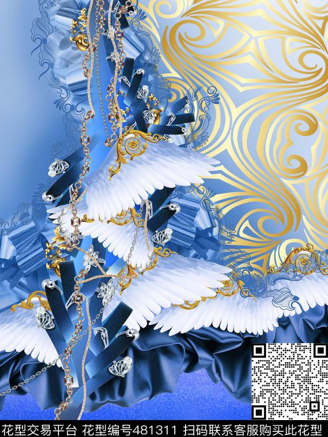 休闲数码印花华亿平台下载（图片编号: 481311） - 瓦栏（Walan）