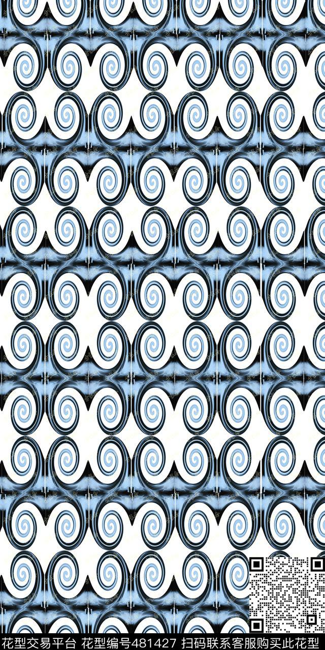 x射线动感律动时尚数码印花华亿平台下载（图片编号: 481427） - 瓦栏（Walan）