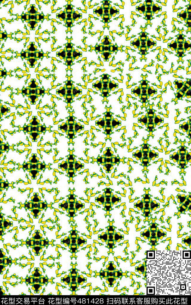 传统与现代蛇纹传统印花华亿平台下载（图片编号: 481428） - 瓦栏（Walan）