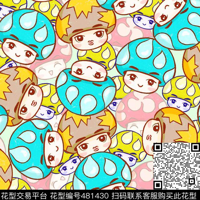 创意图案创意图案组合儿童传统印花华亿平台下载（图片编号: 481430） - 瓦栏（Walan）