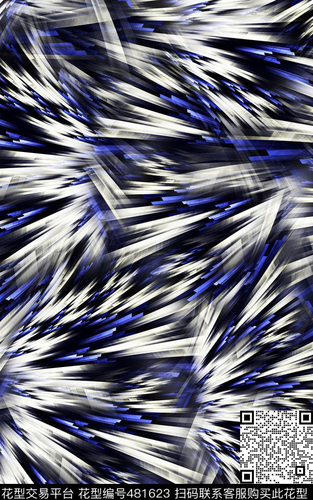 数码创意抽象数码印花华亿平台下载（图片编号: 481623） - 瓦栏（Walan）