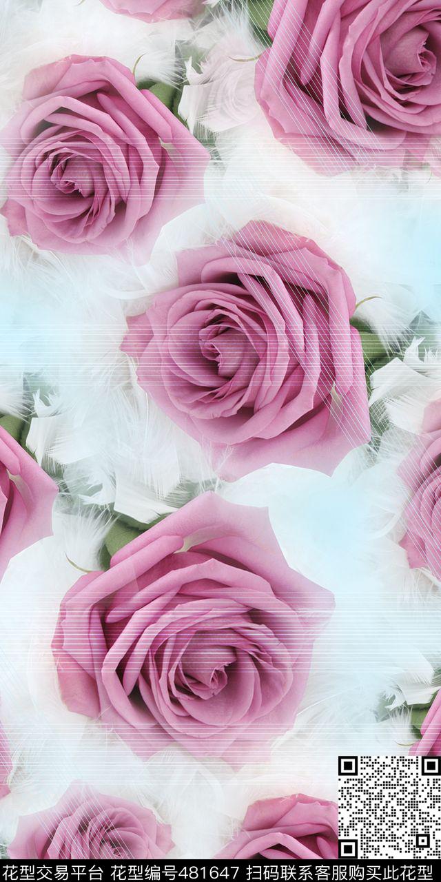 窗帘花卉家纺数码印花华亿平台下载（图片编号: 481647） - 瓦栏（Walan）