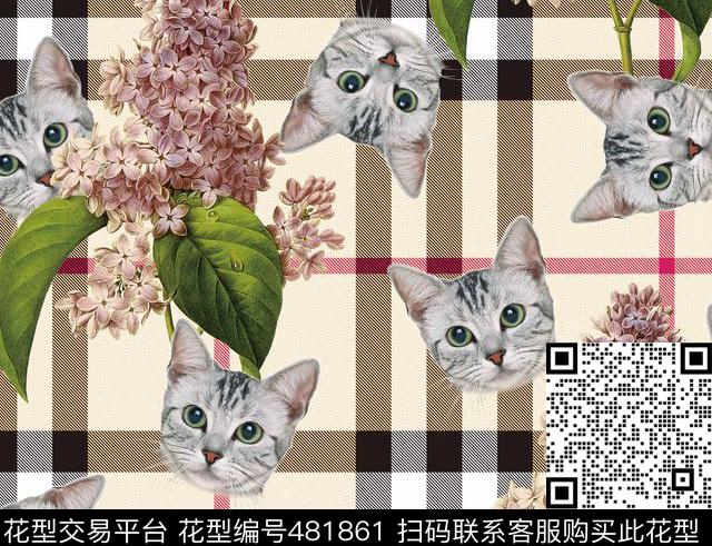 女装潮流时尚动物头数码印花华亿平台下载（图片编号: 481861） - 瓦栏（Walan）