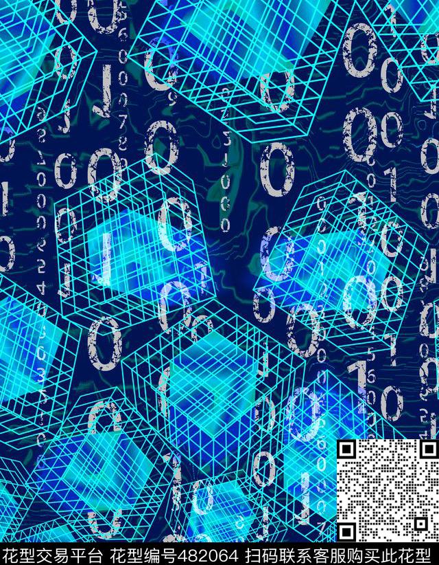 男裝立体空间定位印花时尚男装男装外套印花数码印花华亿平台下载（图片编号: 482064） - 瓦栏（Walan）