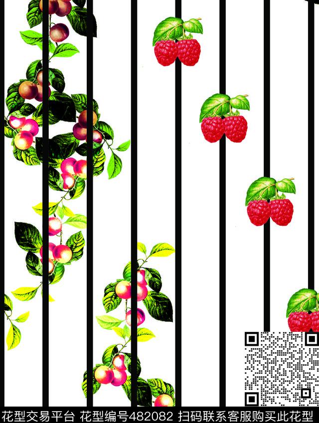休闲水果花卉数码印花华亿平台下载（图片编号: 482082） - 瓦栏（Walan）