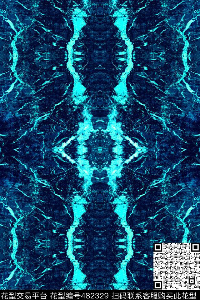 抽象大理石肌理数码印花华亿平台下载（图片编号: 482329） - 瓦栏（Walan）