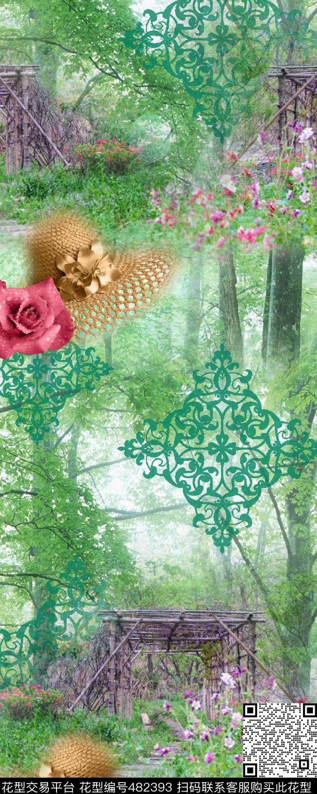 服装数码田园数码印花华亿平台下载（图片编号: 482393） - 瓦栏（Walan）