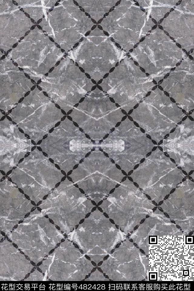 潮流抽象大理石数码印花华亿平台下载（图片编号: 482428） - 瓦栏（Walan）