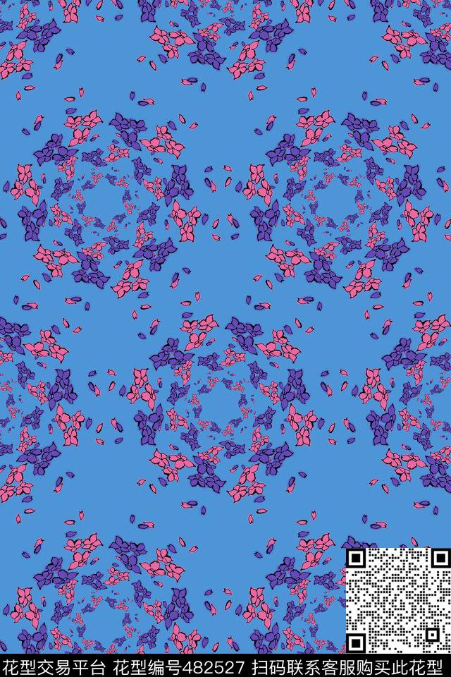 清新小碎花数码印花华亿平台下载（图片编号: 482527） - 瓦栏（Walan）
