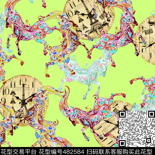 传统纹样创意图案创意服装面料传统印花华亿平台下载（图片编号: 482584） - 瓦栏（Walan）