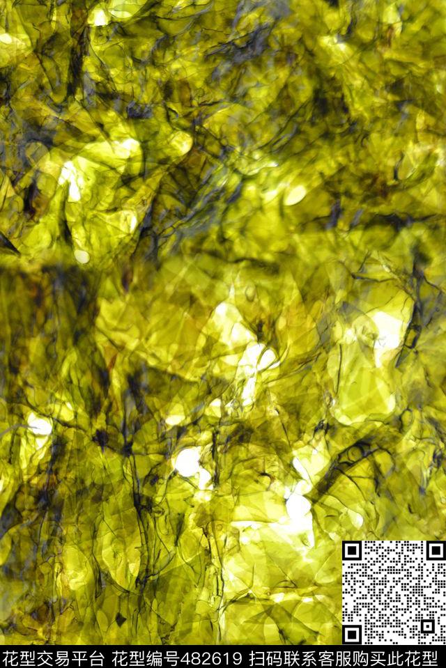 潮流时尚多彩幻彩花朵纹理潮男装华亿平台数码印花华亿平台下载（图片编号: 482619） - 瓦栏（Walan）