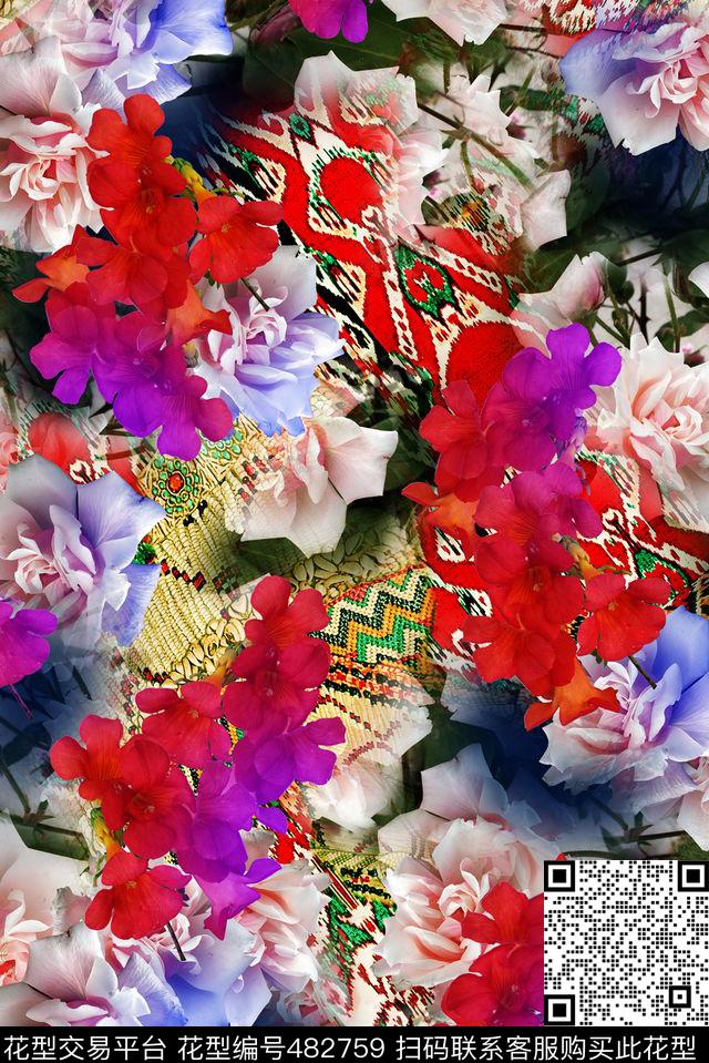 时尚女装原创摄影珠宝数码印花华亿平台下载（图片编号: 482759） - 瓦栏（Walan）