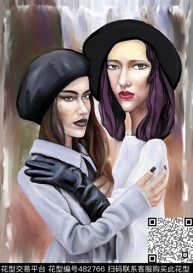 女装人物时尚数码印花华亿平台下载（图片编号: 482766） - 瓦栏（Walan）