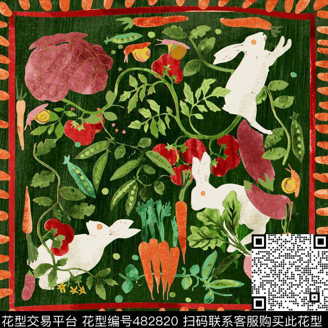 大牌丝巾动物趣味高端丝巾数码印花华亿平台下载（图片编号: 482820） - 瓦栏（Walan）