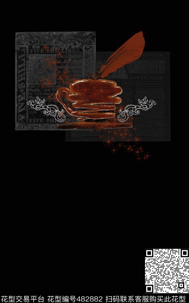 零点--男装时尚潮流传统印花华亿平台下载（图片编号: 482882） - 瓦栏（Walan）