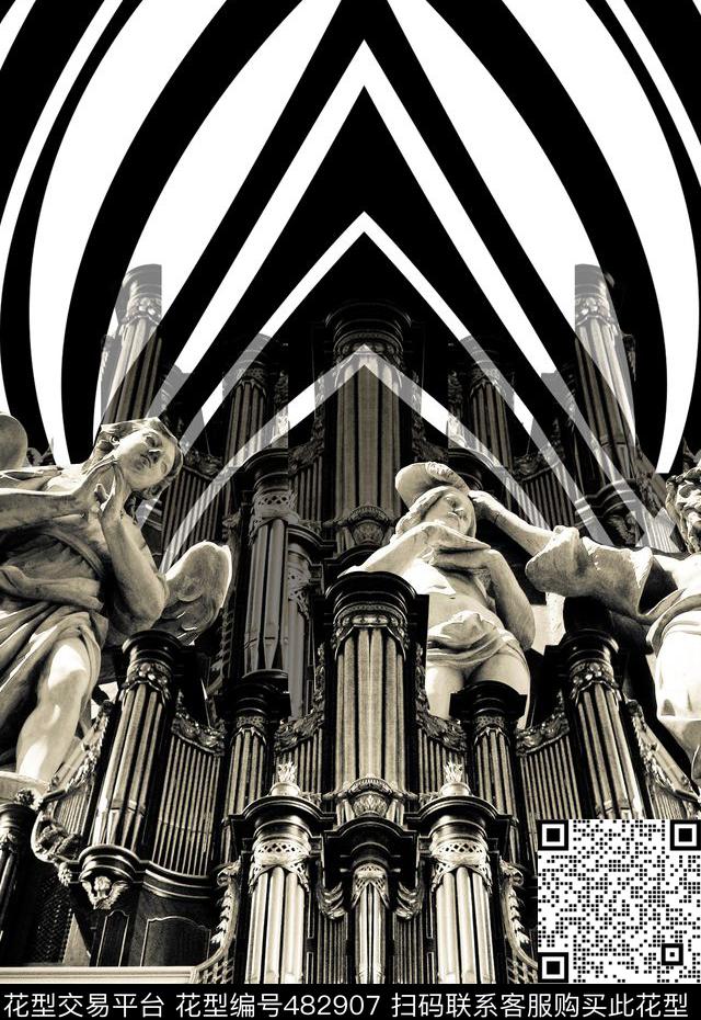 T恤卫衣外套夹克潮流时尚男装定位数码印花华亿平台下载（图片编号: 482907） - 瓦栏（Walan）