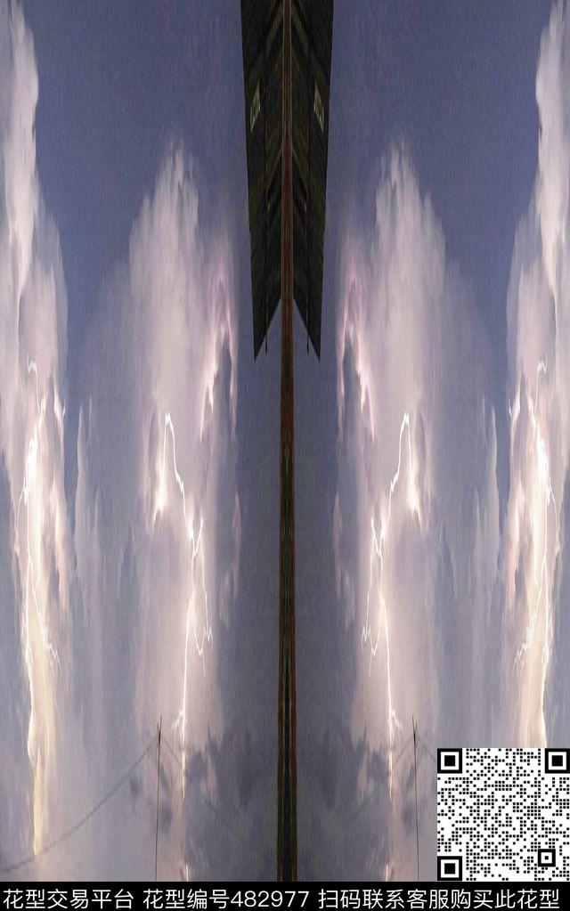 流行时尚大牌华亿平台照片景观数码印花华亿平台下载（图片编号: 482977） - 瓦栏（Walan）