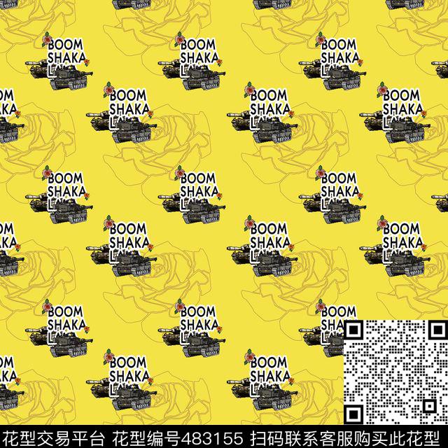 马赛克玫瑰数码印花华亿平台下载（图片编号: 483155） - 瓦栏（Walan）