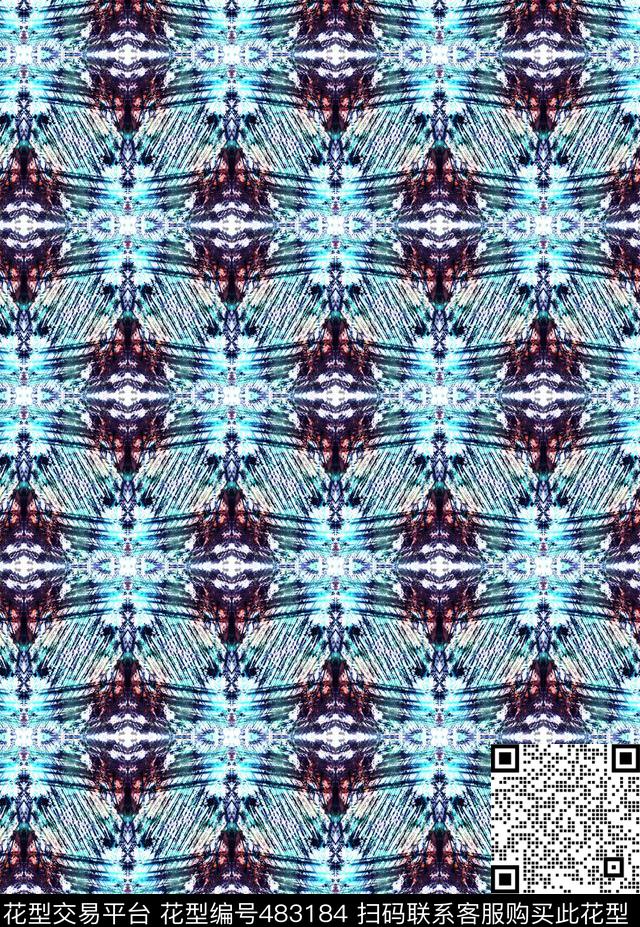 Ethnicorganicstructure数码印花华亿平台下载（图片编号: 483184） - 瓦栏（Walan）