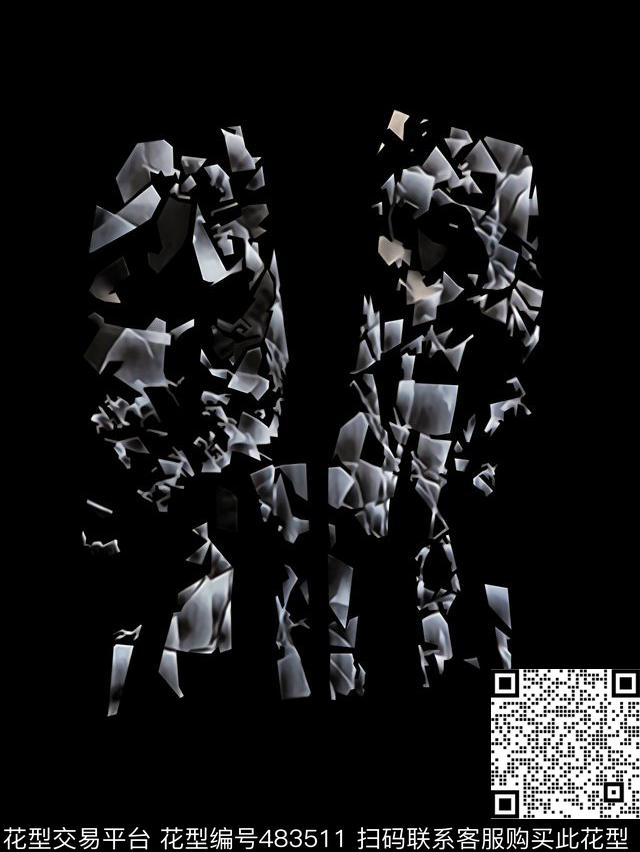 中国风夹克休闲HIM数码印花华亿平台下载（图片编号: 483511） - 瓦栏（Walan）