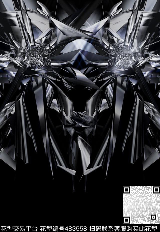 潮流时尚男装T恤卫衣前卫定位数码印花华亿平台下载（图片编号: 483558） - 瓦栏（Walan）