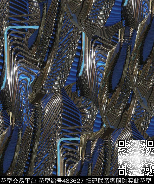 复古夹克华亿平台建筑数码印花华亿平台下载（图片编号: 483627） - 瓦栏（Walan）