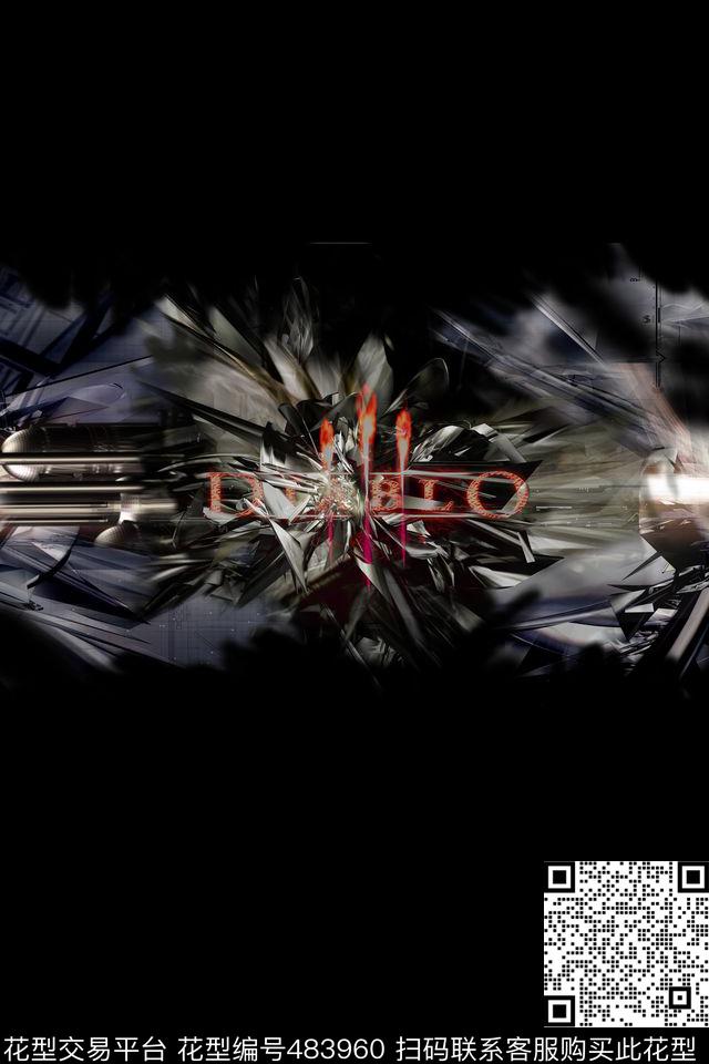 Moncler抽象复古数码印花华亿平台下载（图片编号: 483960） - 瓦栏（Walan）