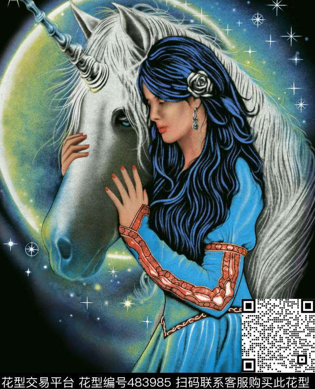 分色清新休闲数码印花华亿平台下载（图片编号: 483985） - 瓦栏（Walan）