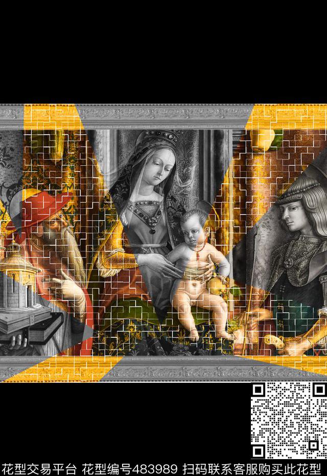 T恤卫衣夹克潮流时尚男装定位数码印花华亿平台下载（图片编号: 483989） - 瓦栏（Walan）