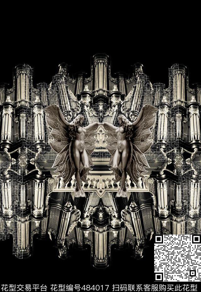 潮流时尚T恤卫衣夹克欧式男装数码印花华亿平台下载（图片编号: 484017） - 瓦栏（Walan）