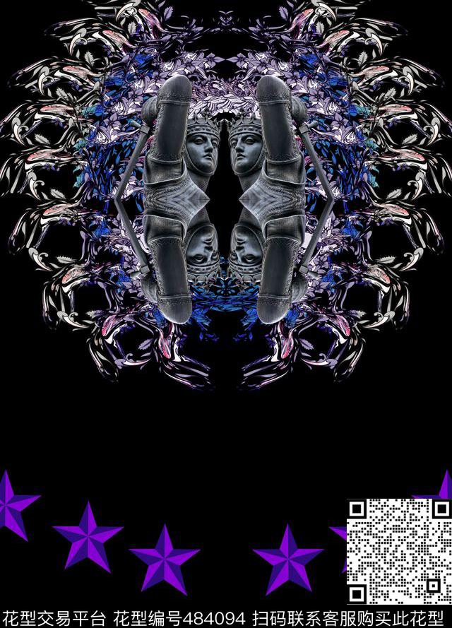 定位雕塑男装华亿平台数码印花华亿平台下载（图片编号: 484094） - 瓦栏（Walan）