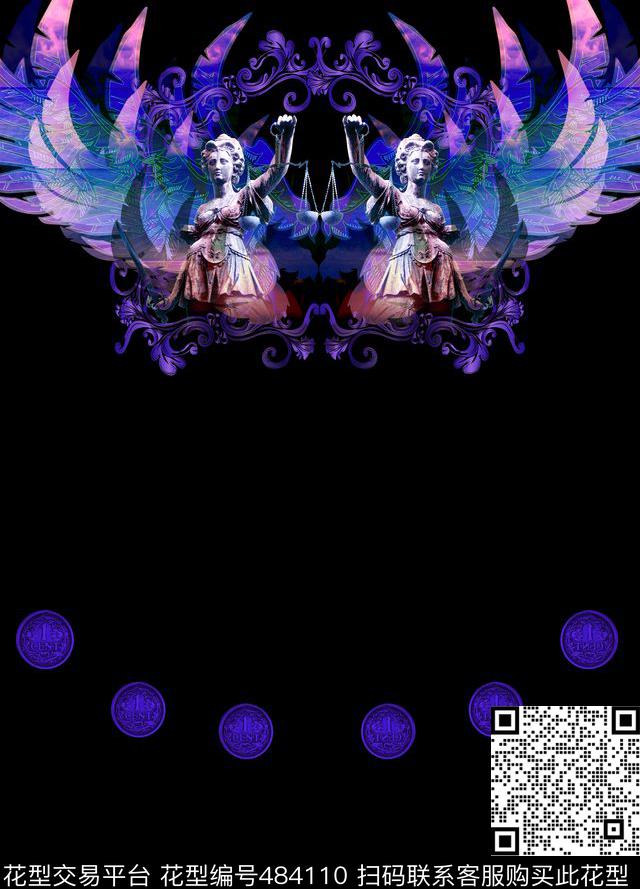 定位雕塑翅膀数码印花华亿平台下载（图片编号: 484110） - 瓦栏（Walan）