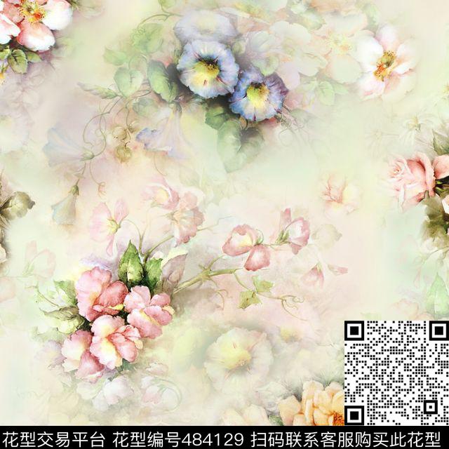 家纺清新沙发布数码印花华亿平台下载（图片编号: 484129） - 瓦栏（Walan）