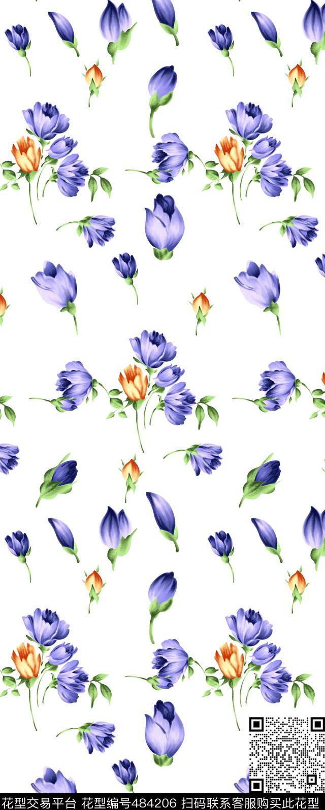 夹克兰花女装数码印花华亿平台下载（图片编号: 484206） - 瓦栏（Walan）