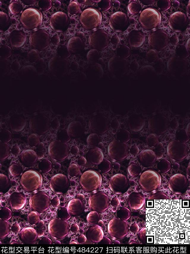 复古珍珠3D数码印花华亿平台下载（图片编号: 484227） - 瓦栏（Walan）