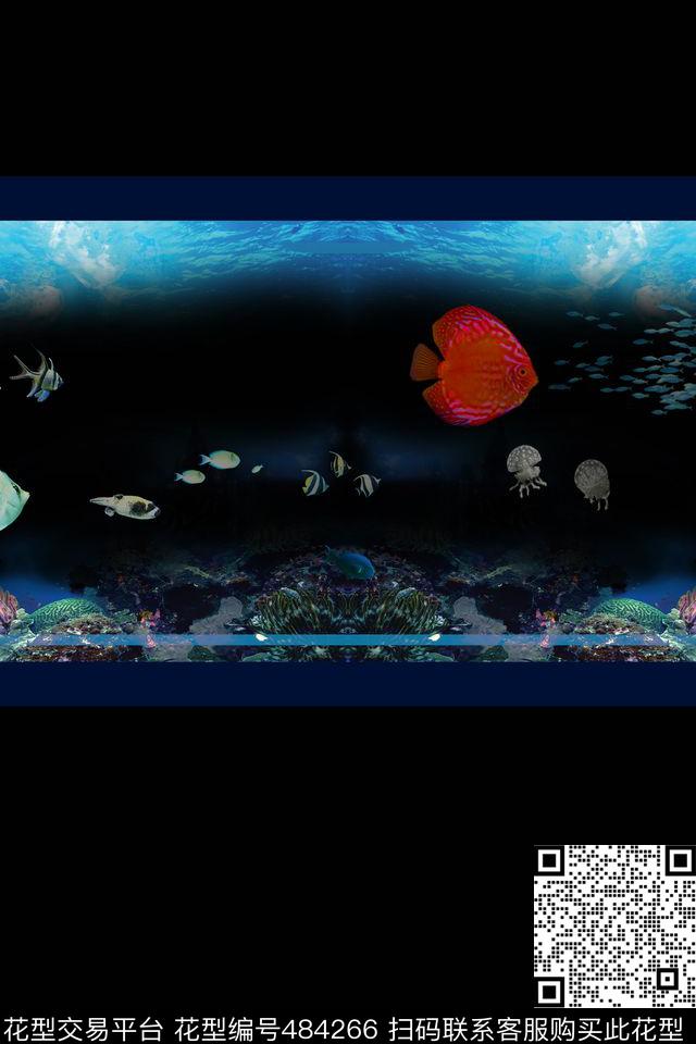 定位海洋风夹克华亿平台数码印花华亿平台下载（图片编号: 484266） - 瓦栏（Walan）