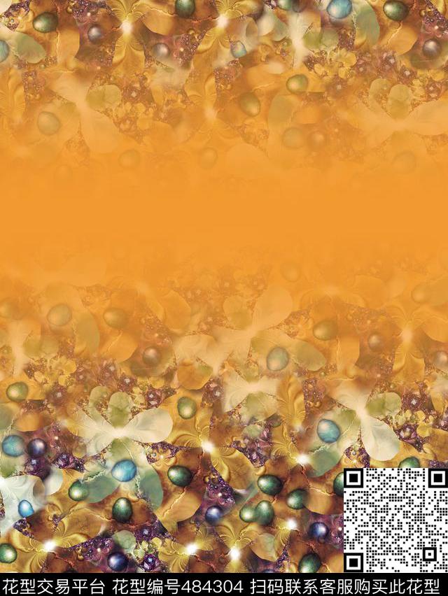 复古花卉夹克数码印花华亿平台下载（图片编号: 484304） - 瓦栏（Walan）