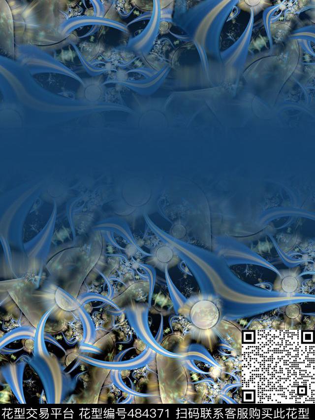 复古3D数码科技数码印花华亿平台下载（图片编号: 484371） - 瓦栏（Walan）