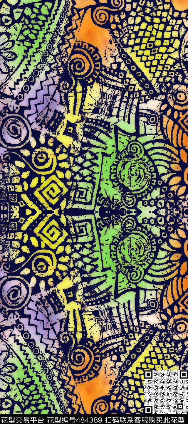 男女装面料泳装数码印花华亿平台下载（图片编号: 484389） - 瓦栏（Walan）