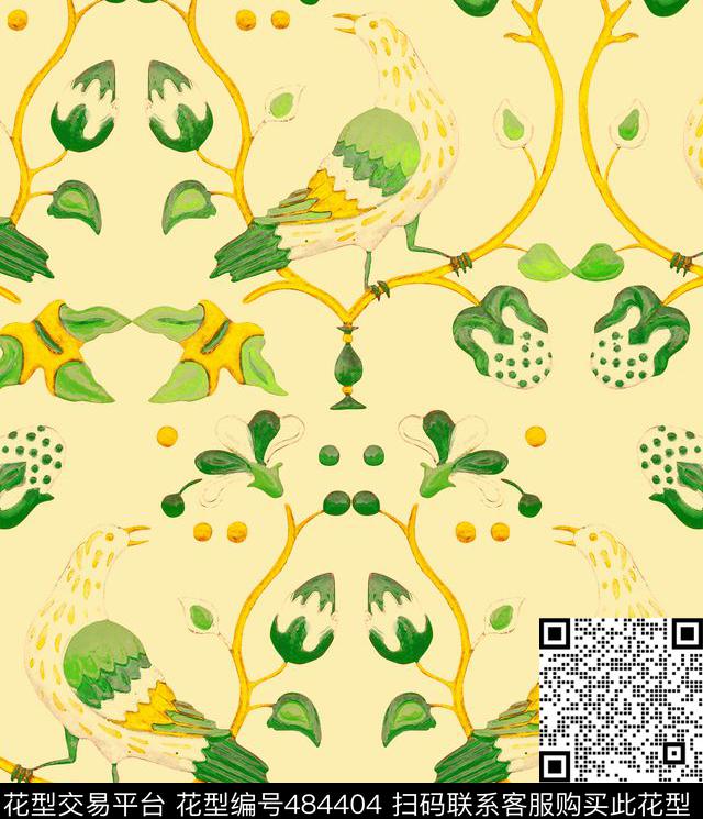 动物花卉立体数码印花华亿平台下载（图片编号: 484404） - 瓦栏（Walan）