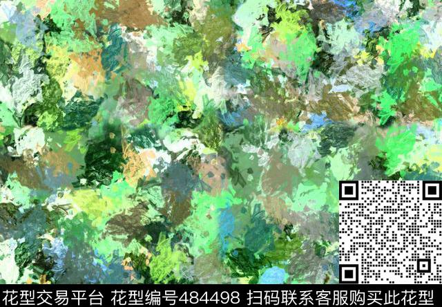 复古时尚手绘水彩画水粉笔刷画华亿平台数码印花华亿平台下载（图片编号: 484498） - 瓦栏（Walan）