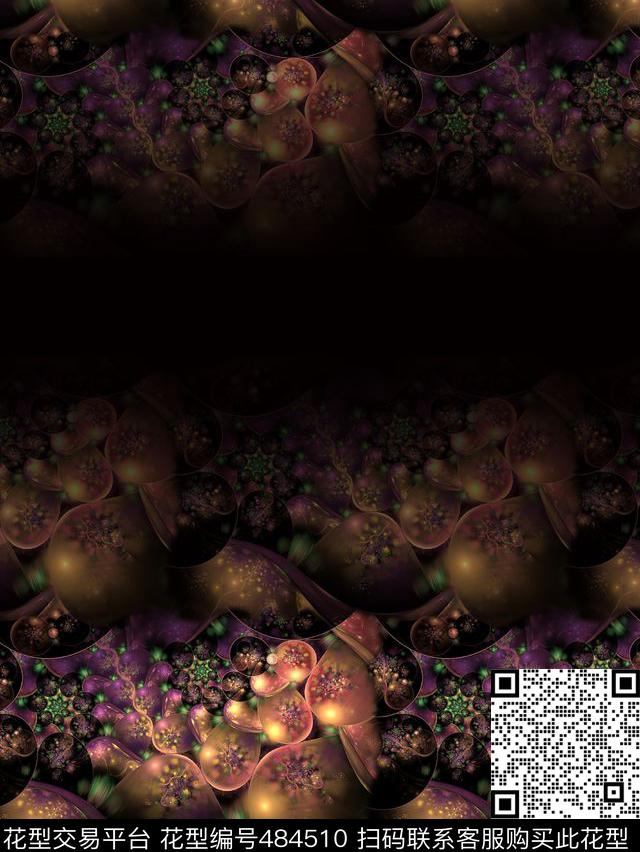 复古珠宝3D数码印花华亿平台下载（图片编号: 484510） - 瓦栏（Walan）